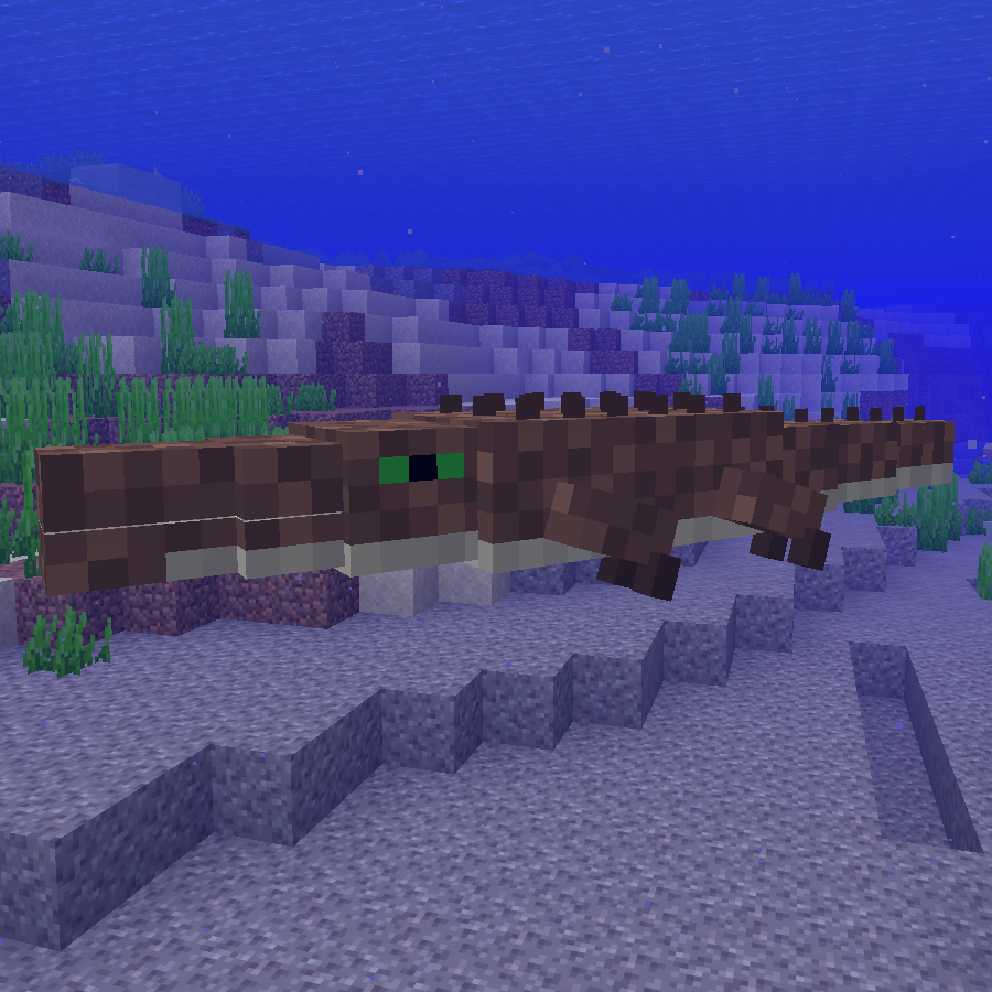 Blue Depths Crocodile Photo